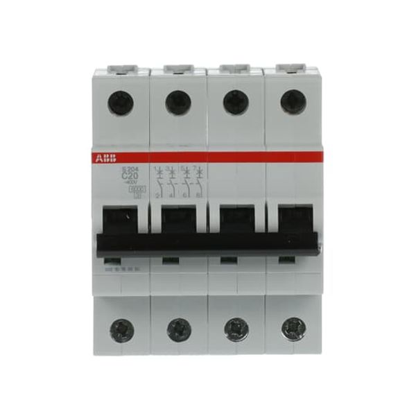 S204-B20 Miniature Circuit Breaker - 4P - B - 20 A image 6