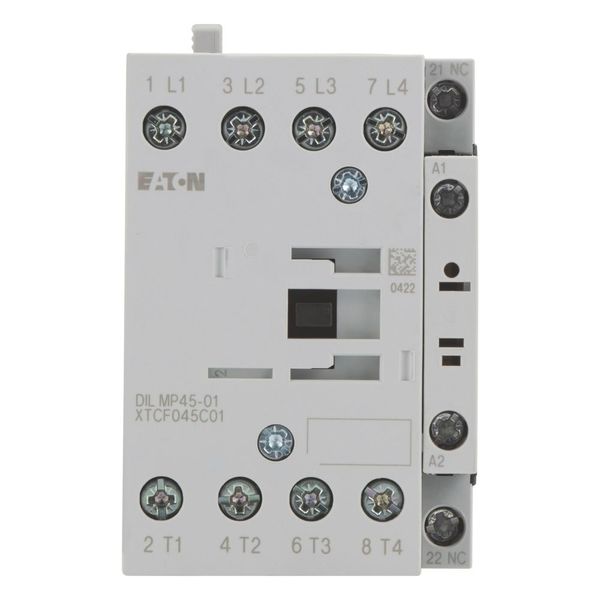 Contactor, 4 pole, 45 A, 1 NC, 230 V 50 Hz, 240 V 60 Hz, AC operation image 6