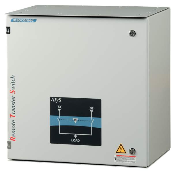 Automatic transfer switch ATyS r 4P 400A in steel enclosure IP54 image 1