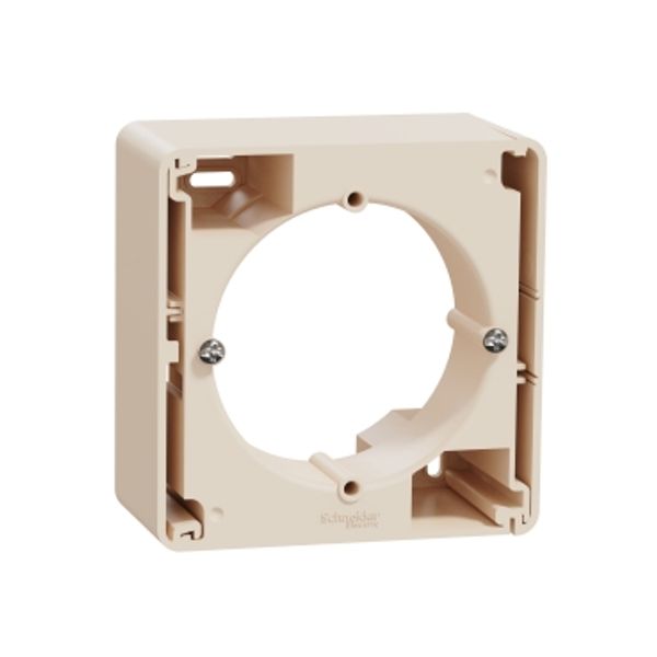 Sedna Design & Elements, Surface Mounting box, 1 gang, beige image 3