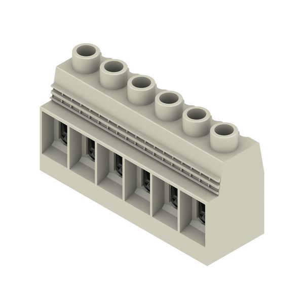 PCB terminal, 15.00 mm, Number of poles: 6, Conductor outlet direction image 4