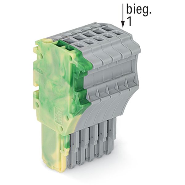 1-conductor female connector Push-in CAGE CLAMP® 1.5 mm² green-yellow/ image 3