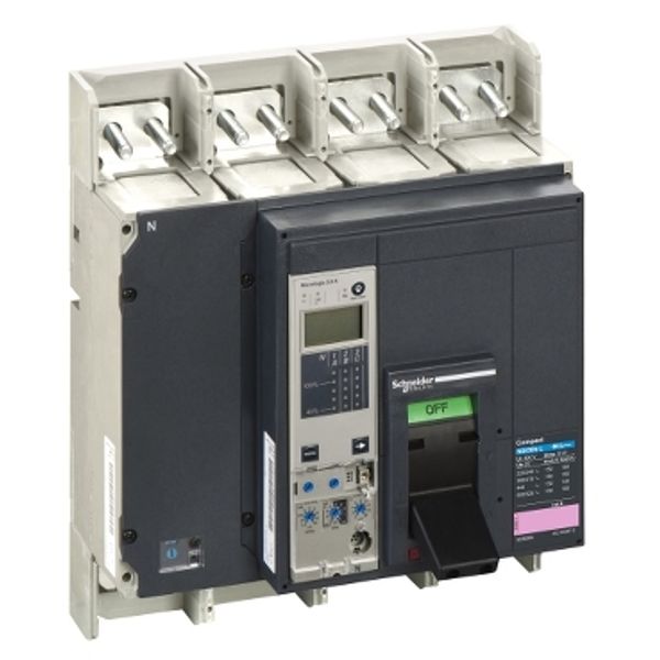 circuit breaker ComPact NS630bL, 150 kA at 415 VAC, Micrologic 5.0 A trip unit, 630 A, fixed,4 poles 4d image 2