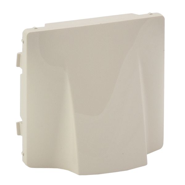 Cover plate Valena Life - cable outlet - ivory image 1