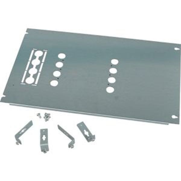 Mounting plate, +mounting kit, for NZM1, horizontal, 3/4p, HxW=200x425mm image 4
