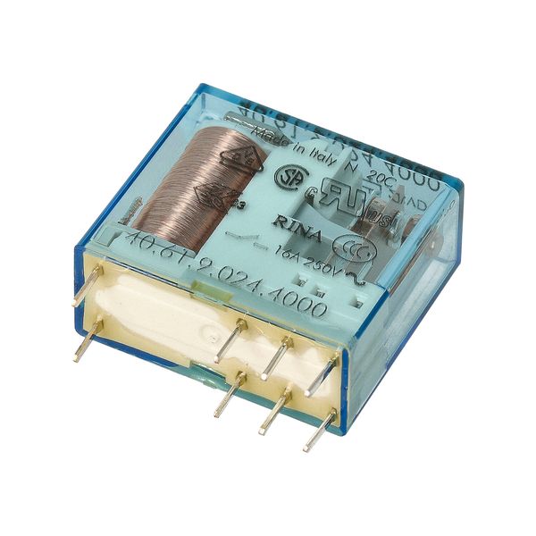 PCB/Plug-in Rel. 5mm.pinning 1NO 16A/24VDC SEN/AgSnO2 (40.61.9.024.4300) image 3