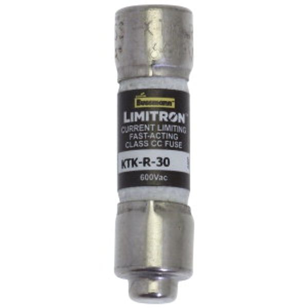 Fuse-link, LV, 30 A, AC 600 V, 10 x 38 mm, CC, UL, fast acting, rejection-type image 7