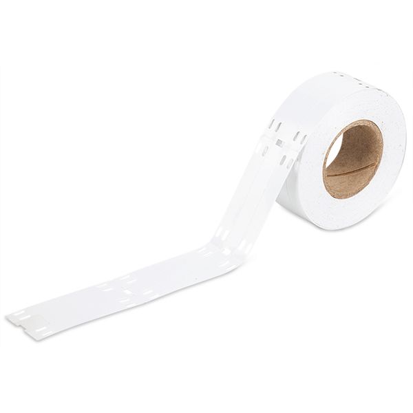 Cable tie marker for Smart Printer for use with cable ties white image 2