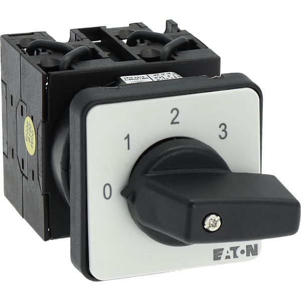 Step switches, T0, 20 A, flush mounting, 3 contact unit(s), Contacts: 6, 45 °, maintained, With 0 (Off) position, 0-3, Design number 15030 image 33