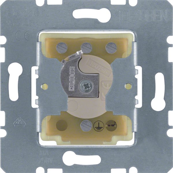 Push-b. f.blinds 1p f.lock cylinder, earth contact, splash-prot. flush image 1