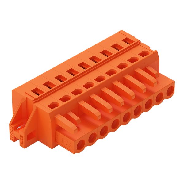 1-conductor female connector CAGE CLAMP® 2.5 mm² orange image 1