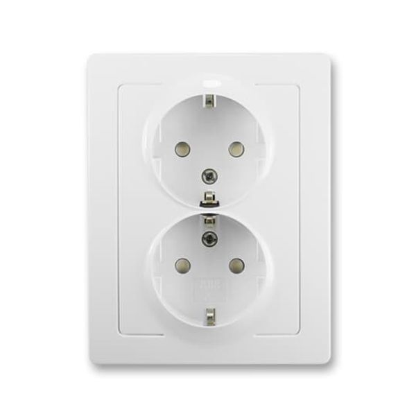 5512G-C03449 B1 Outlet double Schuko image 1