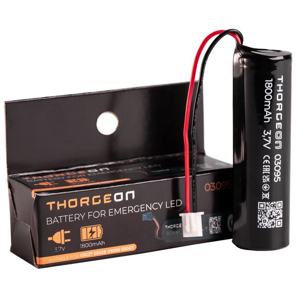 Battery for Emergency LED 1800mAh 3,7V  (03027 03028 03066 03067) image 1