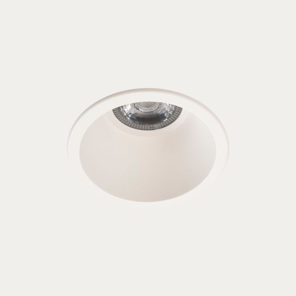 Downlight Lite ø105mm 6.7W LED neutral-white 4000K CRI 80 30.2º PHASE CUT White IN IP20 / OUT IP54 656lm image 1