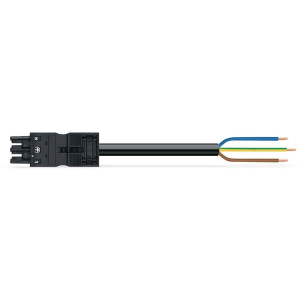 pre-assembled connecting cable Eca Socket/open-ended black image 7