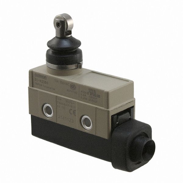 Enclosed basic switch, Sealed roller plunger, SPDT, 15A image 2