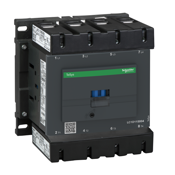 TeSys Deca contactor, 4P(4NO), AC-1, 440V, 200A, 24V DC standard coil image 4