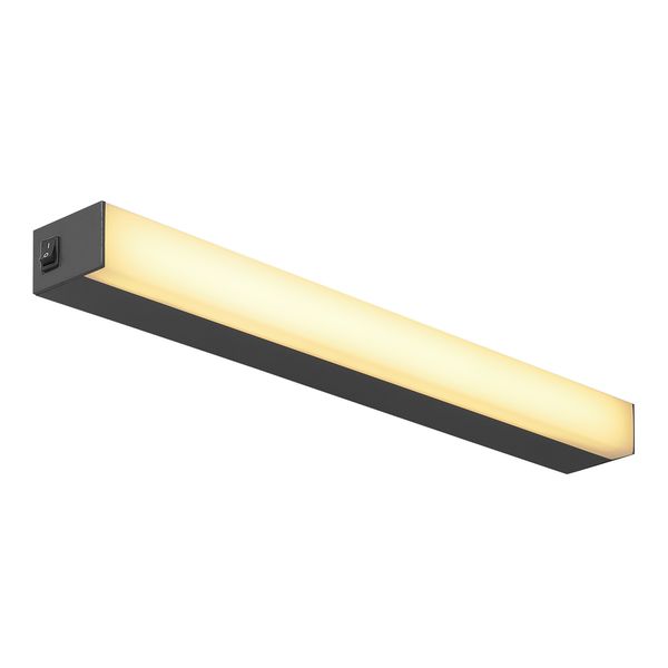 SIGHT LED, wall and ceiling light, with switch, 600mm, black image 1