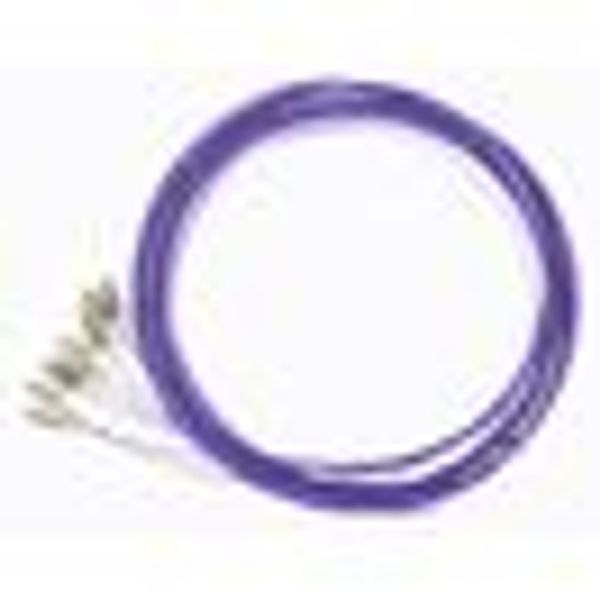 FO Pigtail LC, 50/125æm OM4, 2.0m, Easy Strip, violet,4pcs image 8
