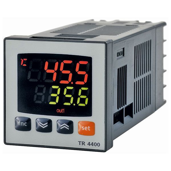 Temperature controller front panel installation digital, -200C/F..1600C/F, AC100-240V, for Pt 100, Pt 1000, NTC, PTC or thermocouples image 1