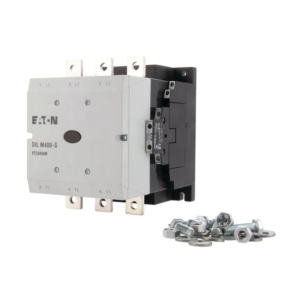 Contactor, 380 V 400 V 212 kW, 2 N/O, 2 NC, 110 - 120 V 50/60 Hz, AC operation, Screw connection image 12