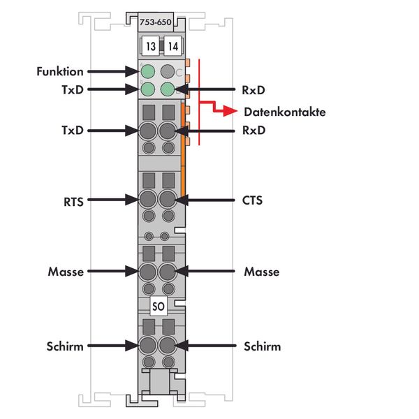 RS-232 C Serial Interface 9600 baud None light gray image 3