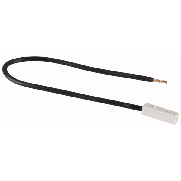 Plug with cable 6mm², L=320mm, black image 1