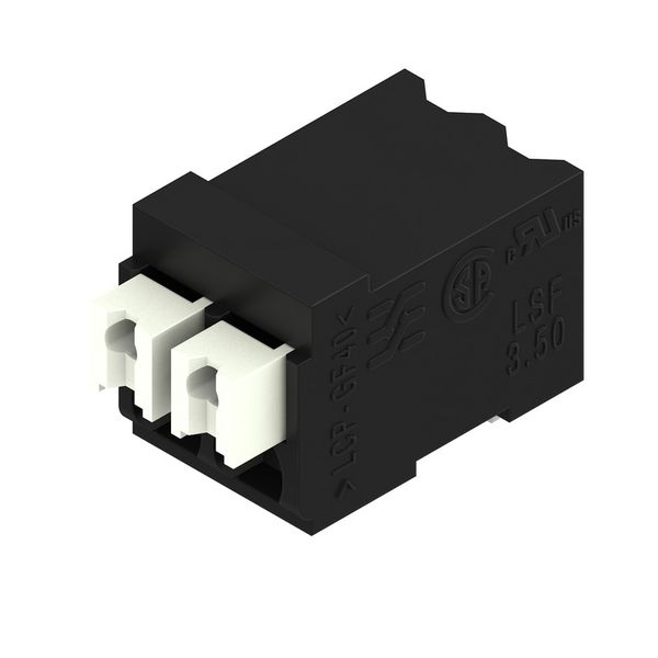 PCB terminal, 3.50 mm, Number of poles: 2, Conductor outlet direction: image 2