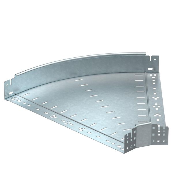RBM 45 860 FT  Bend 45°, Magic 85, horizontal, with quick coupling, 85x600, Steel, St, hot-dip galvanized, DIN EN ISO 1461 image 1
