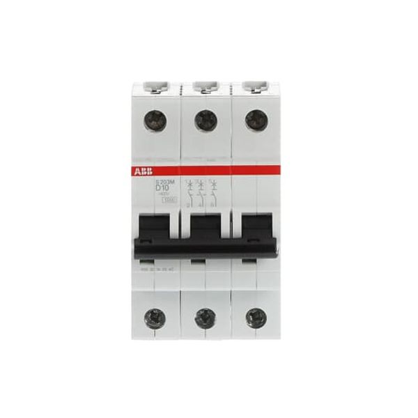 S203M-D10 Miniature Circuit Breaker - 3P - D - 10 A image 6
