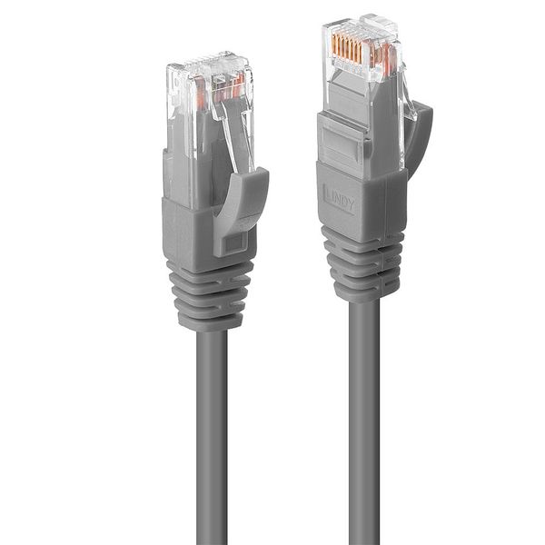 15m Cat.6 U/UTP LSZH Network Cable, Grey RJ45, M/M, 250MHz, Copper, 26AWG image 1