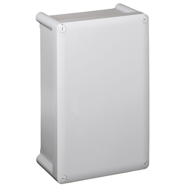 Industrial box - plastic - IP 55 - IK 07 - opaque cover - 180x140x86 mm image 1