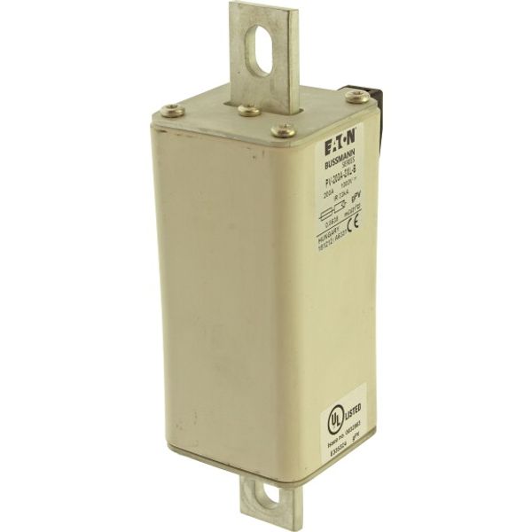 Fuse-link, high speed, 200 A, DC 1000 V, size 2, 61 x 77 x 91 mm, gPV, IEC, UL, single indicator image 5