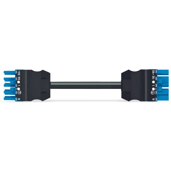 pre-assembled interconnecting cable;Eca;Socket/plug;blue image 2