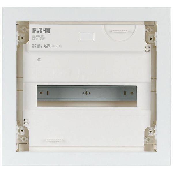 Compact distribution board-flush mounting, 1-rows, flush sheet steel door image 9