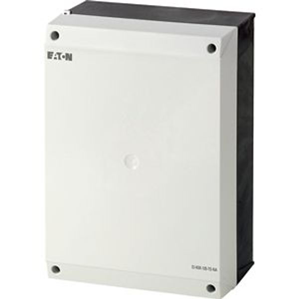 Insulated enclosure, HxWxD=280x200x125mm, +mounting rail, NA type image 2