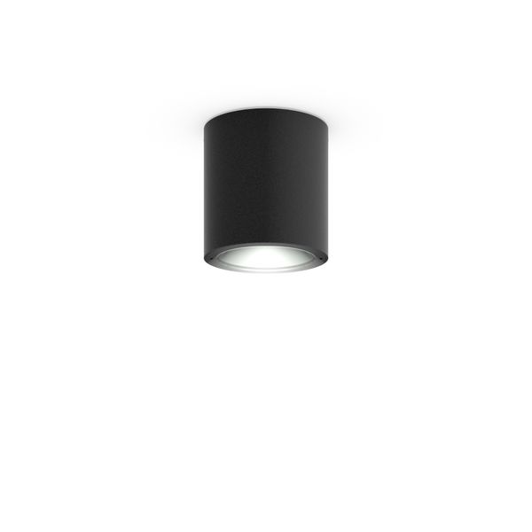 HB 110, 9 W, 570 lm, 830, anthracite, on/off Surface mounted downlight image 1