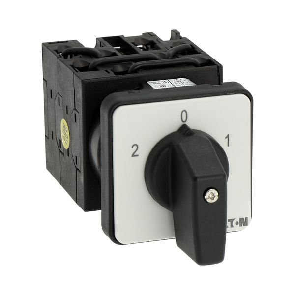 Multi-speed switches, T0, 20 A, flush mounting, 4 contact unit(s), Contacts: 8, 60 °, maintained, With 0 (Off) position, 2-0-1, Design number 5 image 17