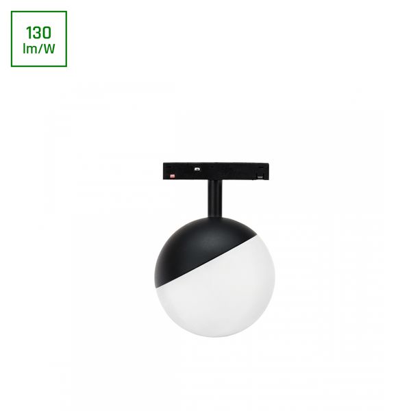 SYSTEM SHIFT BASIC - GLOBE BALL LUMINAIRE 90MM 10W 3000K BLACK image 1