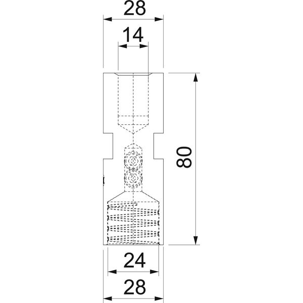 isCon IN connect Connection element for isCon conductor, internal ¨23mm image 2