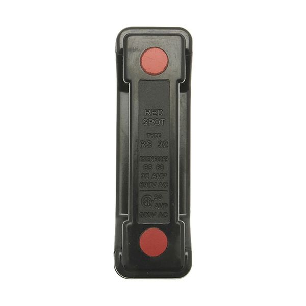 Fuse-holder, LV, 32 A, AC 690 V, BS88/A2, 1P, BS, front connected, black image 9