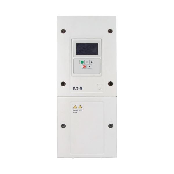 Variable frequency drive, 400 V AC, 3-phase, 30 A, 15 kW, IP55/NEMA 12, Radio interference suppression filter, OLED display image 14