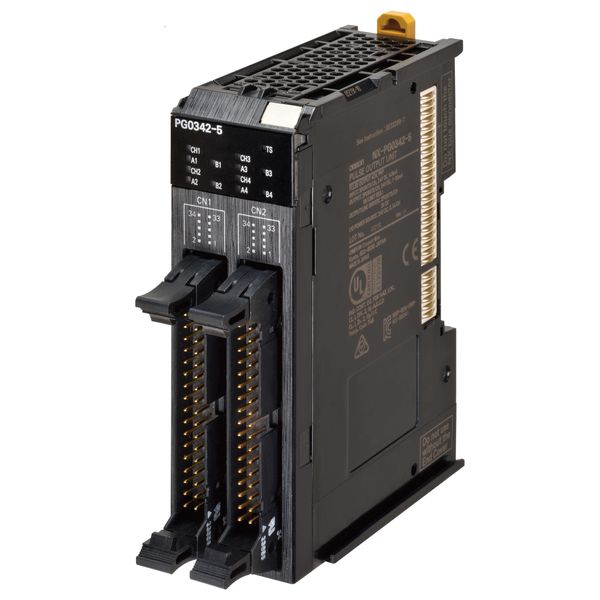 4 x Line Driver Pulse Output, PNP, 4 Mpps, 2 x MIL connectors, 24 mm w image 1