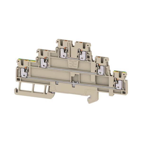 Multi-tier modular terminal, PUSH IN, 1.5 mm², 500 V, 15 A, Number of  image 1