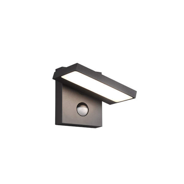 Horton LED wall lamp anthracite motion sensor image 1