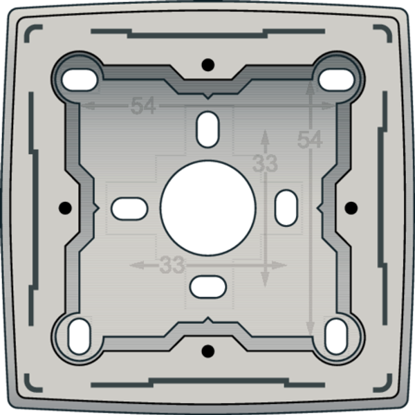 Single surface-mounting box for all flush-mounting devices from the Ni image 1