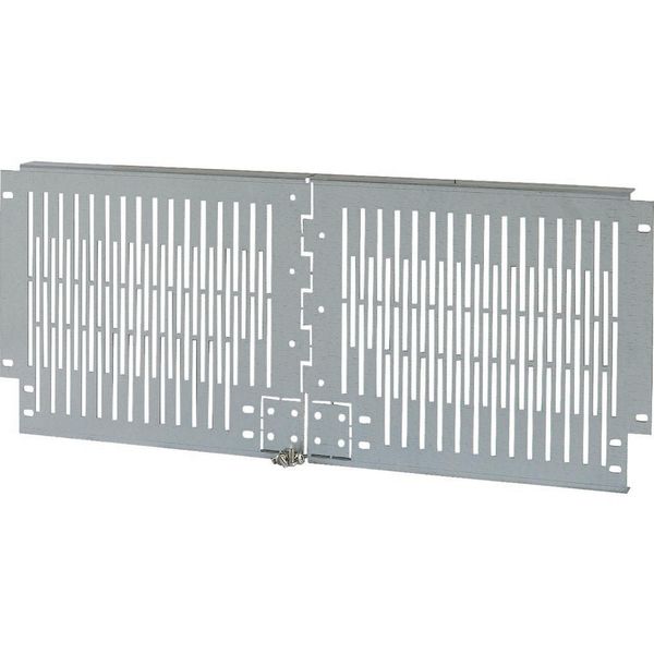 Partition, ventilated, for power feeder, HxW=275x800mm image 3