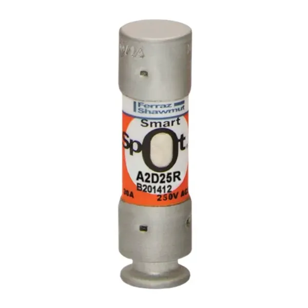 Fuse A2D-R Class RK1 Time-Delay 250VAC 250VDC 25A Ferrule SmartSpot® image 1