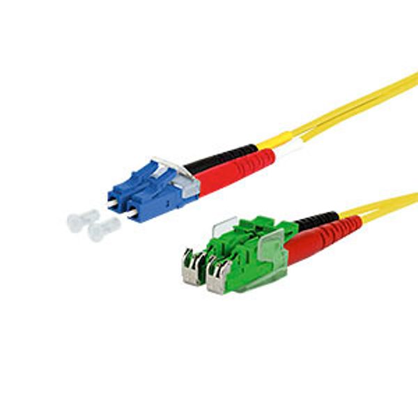 OpDAT patch cord LC-D/E2000-D APC OS2, 2.0 m image 3