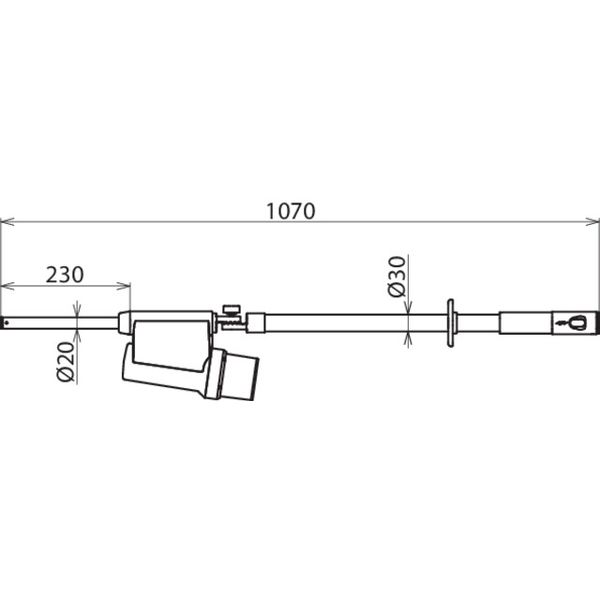 Voltage detector PHE4 10kV 50 Hz with gear coupling Category S image 2